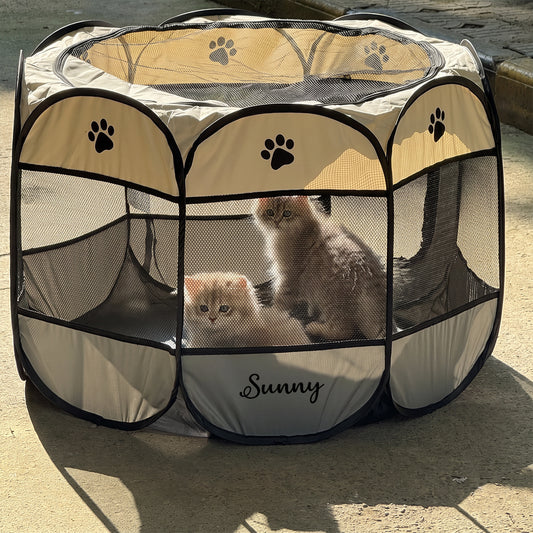 Personalized Foldable & Portable Pet Tent