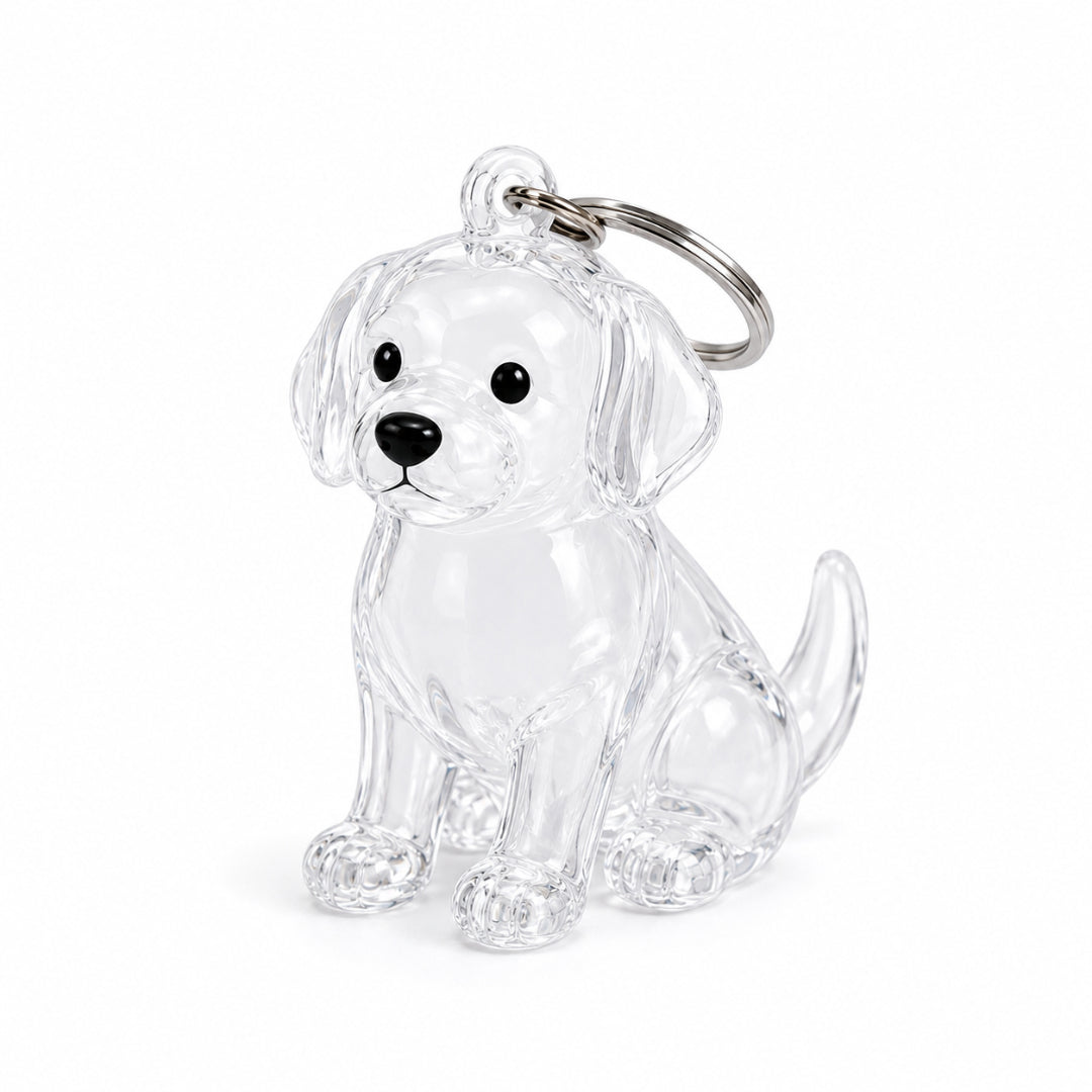 Personalized Pet Hair Keepsake Keychain