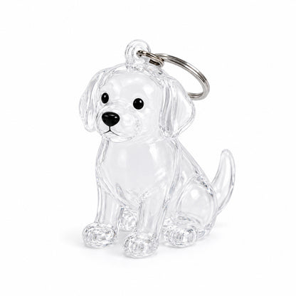 Personalized Pet Hair Keepsake Keychain