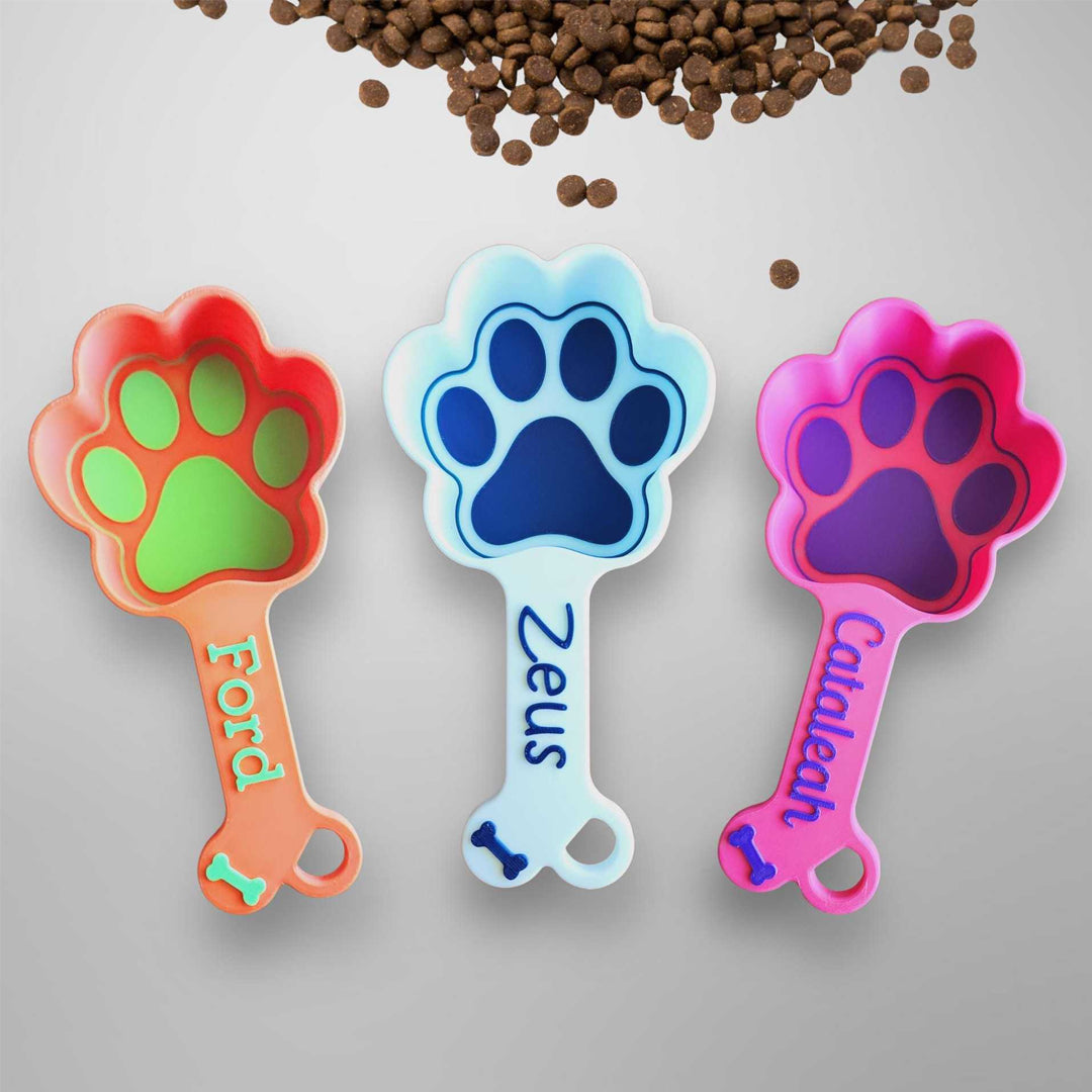 Personalized 3D-printed Pet Feeding Scoop