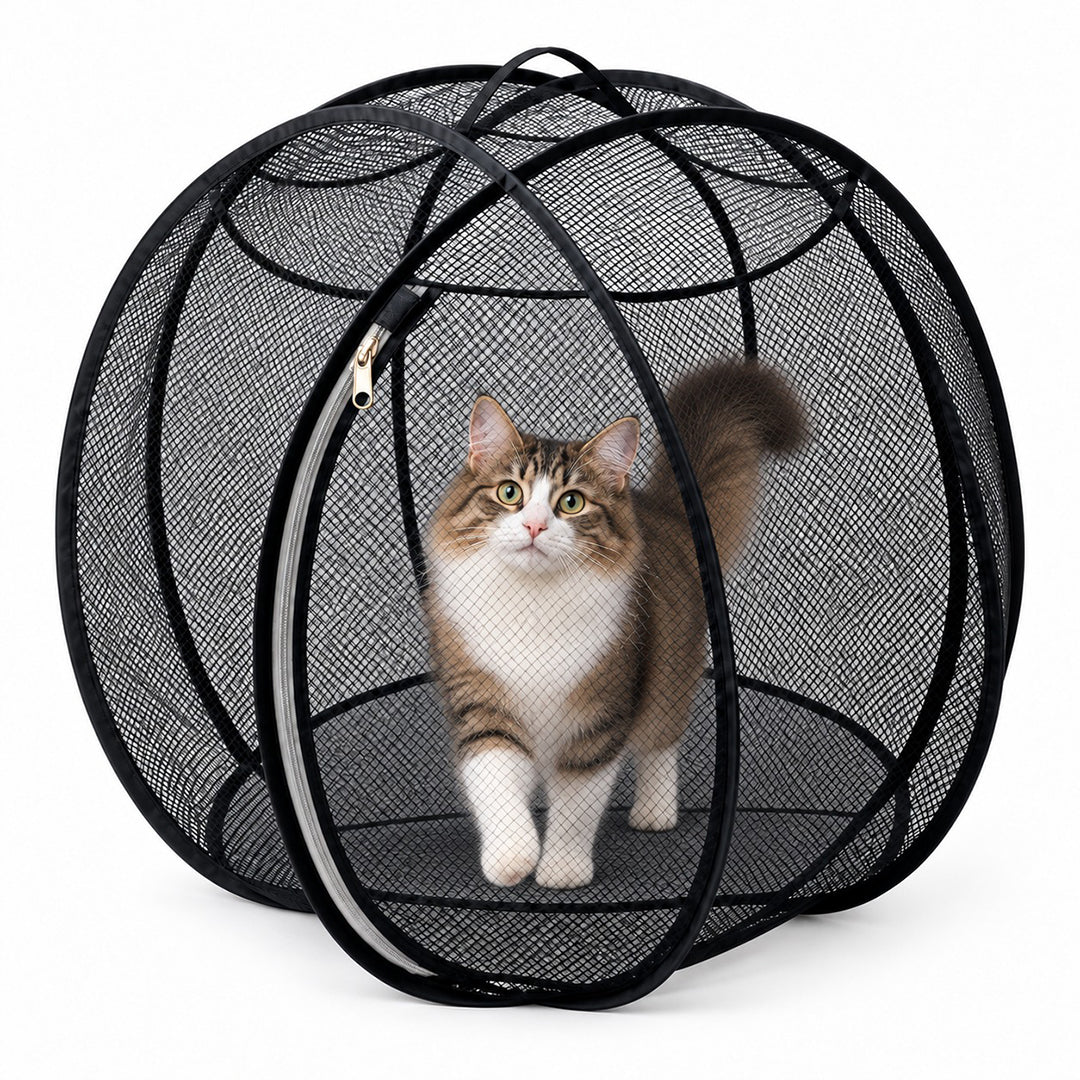 Collapsible Mesh Cat Playpen
