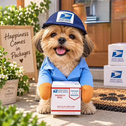 Delivery Driver Dog Costume