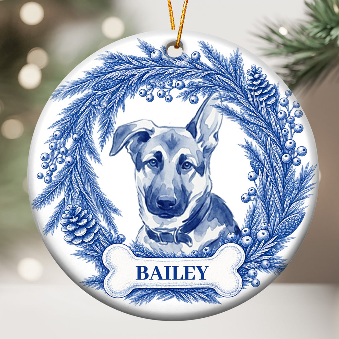 Personalized Pet Nameplate Christmas Ornament
