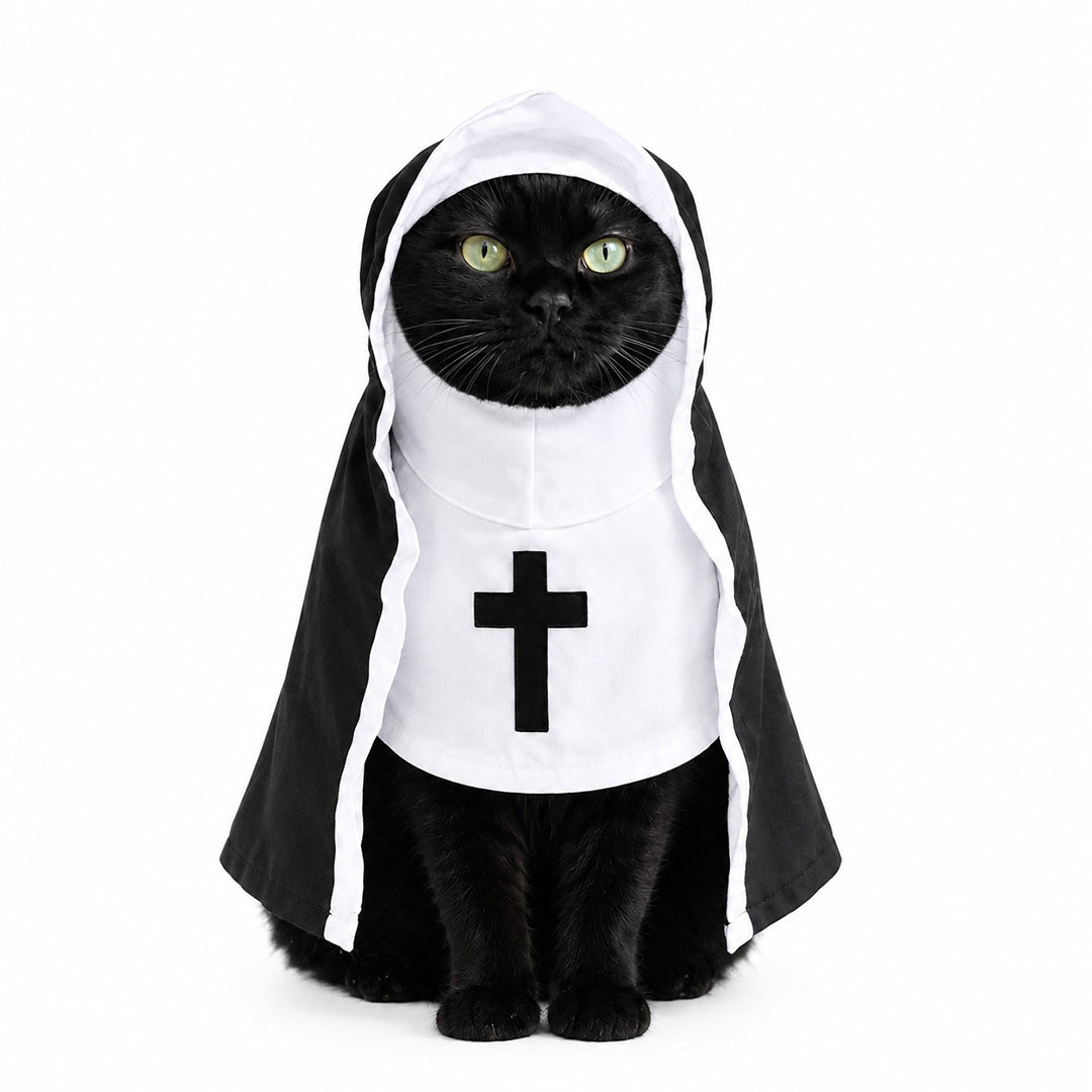 Puptailor Funny Halloween Nun Costume for Pets