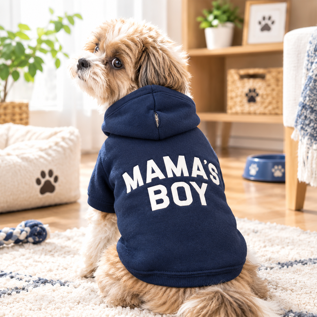 Mama's Boy Dog Hoodie