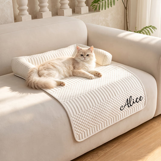 Personalized Ice-Silk Cooling Pet Mat