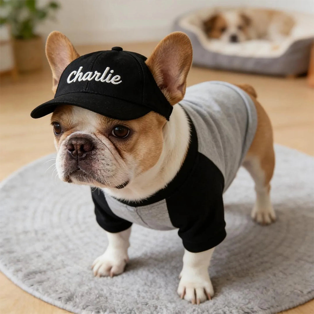 Personalized Custom Name Embroidered Outdoor Baseball Cap For Pet