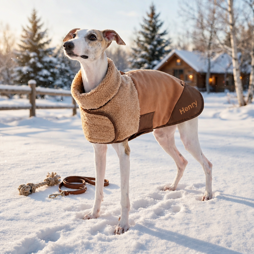 Personalized Quilted Sherpa Dog Vest