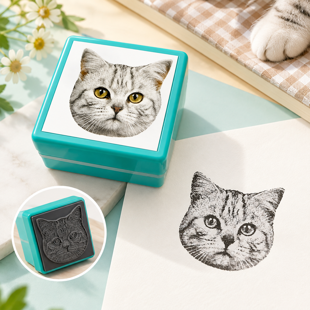 Custom Pet Portrait Stamp