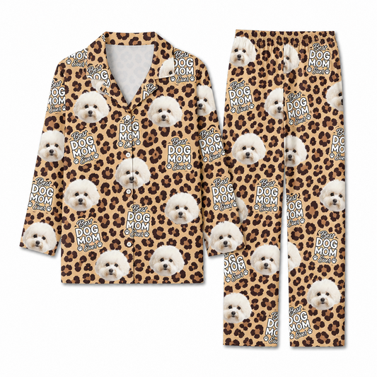 Custom Leopard Pet Portrait Pajamas