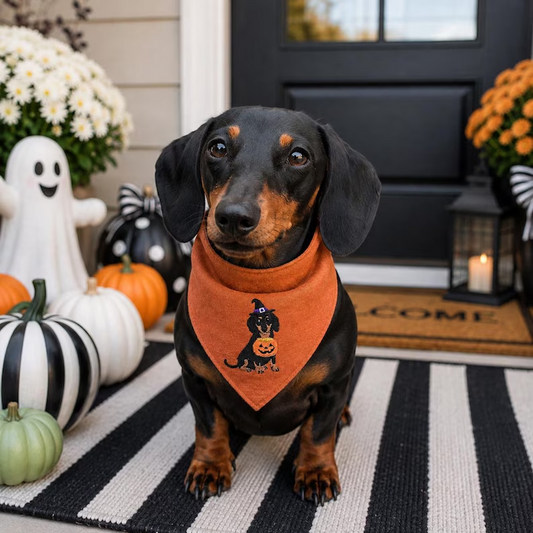 Puptailor Personalized Halloween Dog Bandana