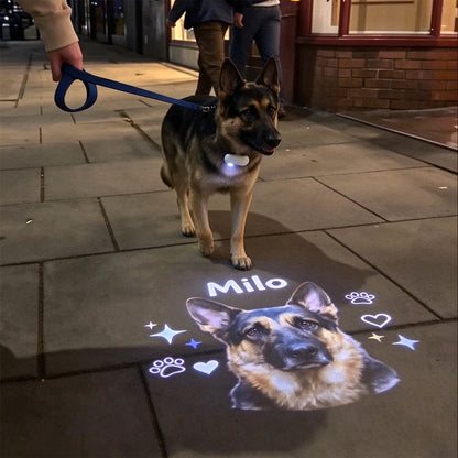 Custom Pet Projection Light for Night Walks