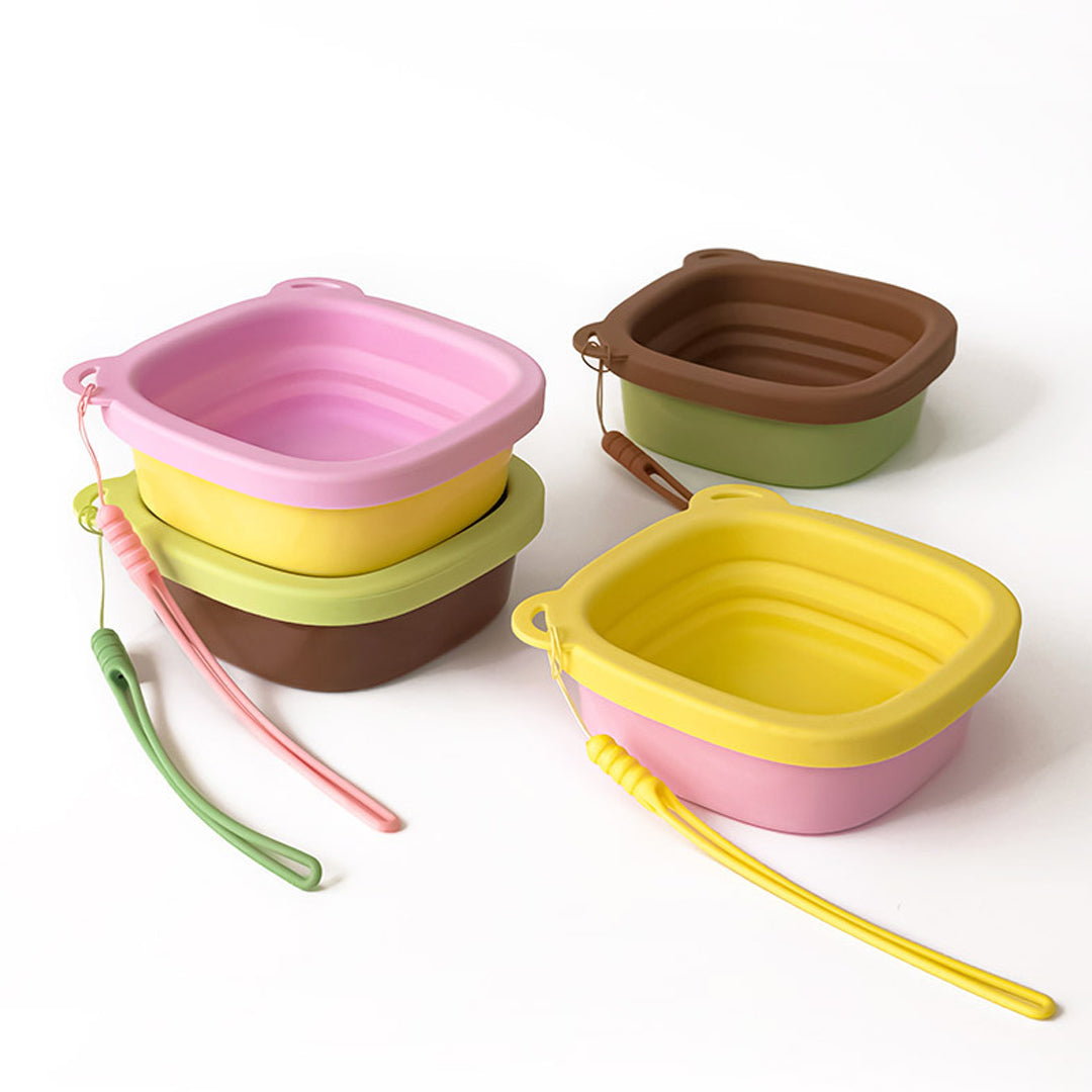 Portable Pet Feeding Water Bowl