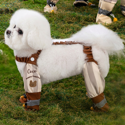 Custom Name Dog Waterproof Leggings Boots