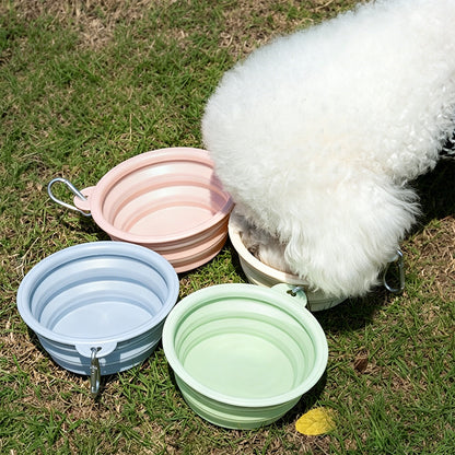 Collapsible Silicone Travel Dog Bowl
