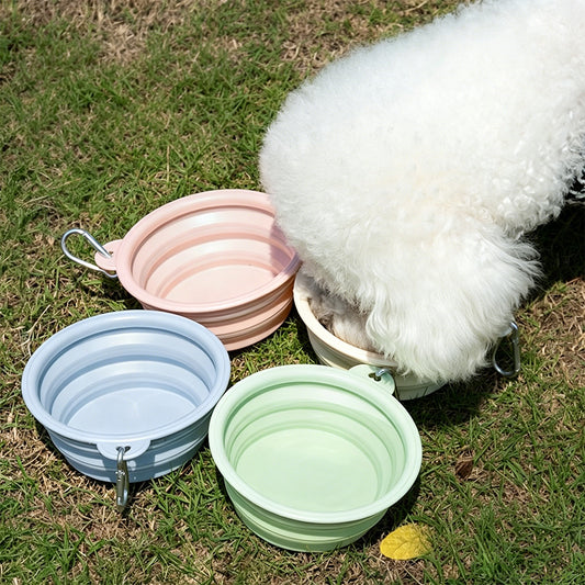 Collapsible Silicone Travel Dog Bowl