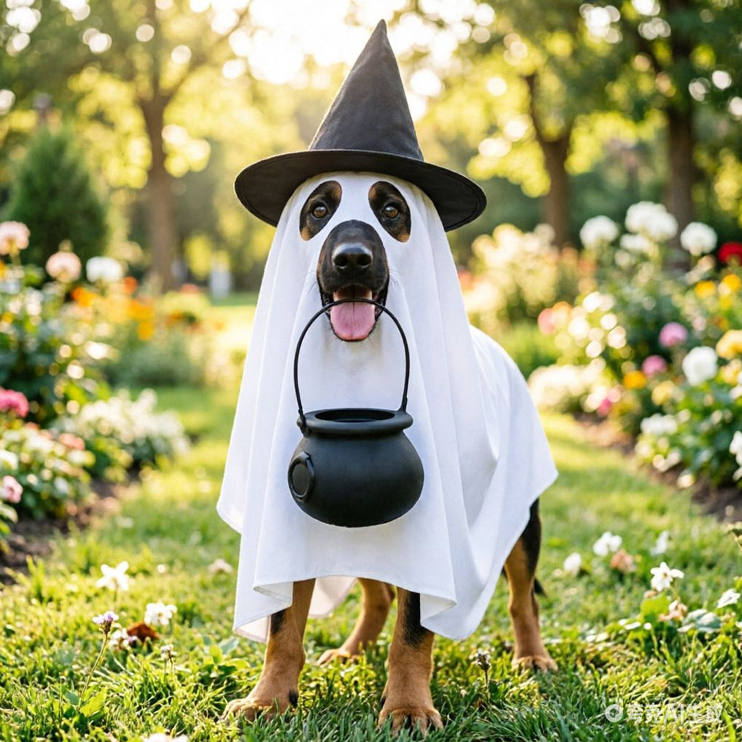 Puptailor Halloween Ghost Costume for Dogs