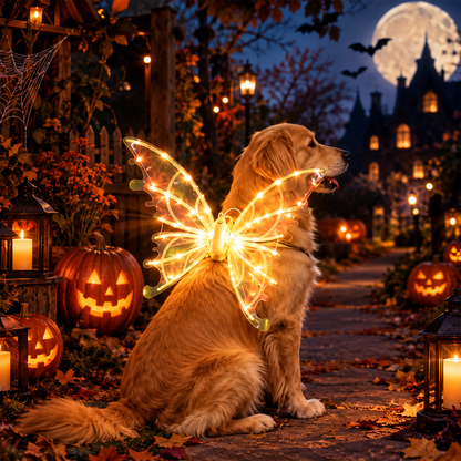 Puptailor Funny Halloween-Butterfly Wings Pet Costume