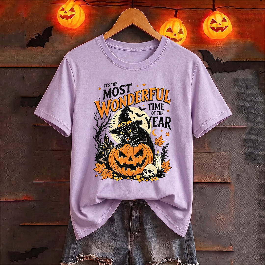 Puptailor Personalized Halloween cat T-shirts