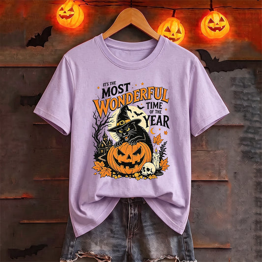 Puptailor Personalized Halloween cat T-shirts
