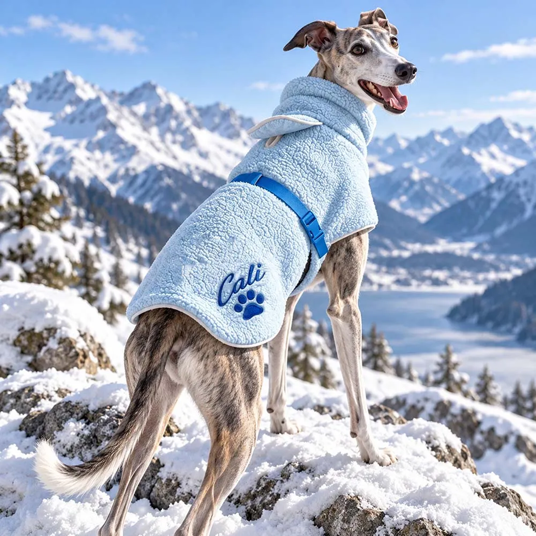 Personalized Sherpa Fleece Dog Vest