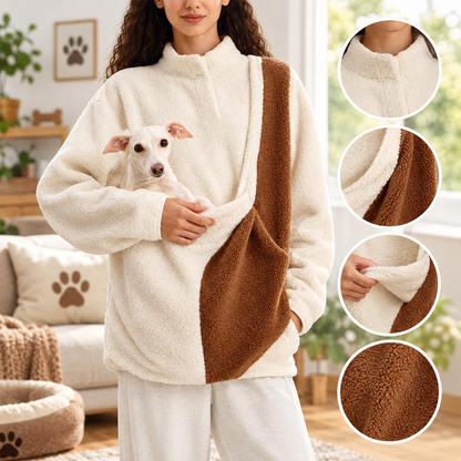 Custom Embroidered Fleece Pet Carrier Sweater
