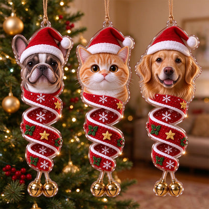 Custom Knit-Look Pet Christmas Ornament