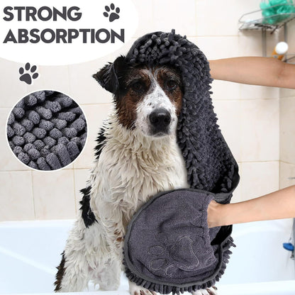 Quick-Dry Pet Bath Towel