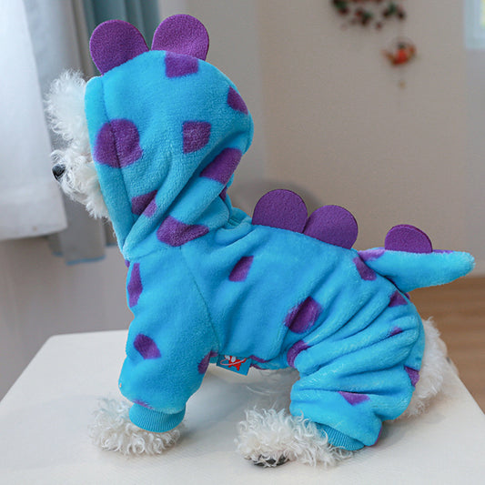 Cute Flannel Pet Onesie Costume