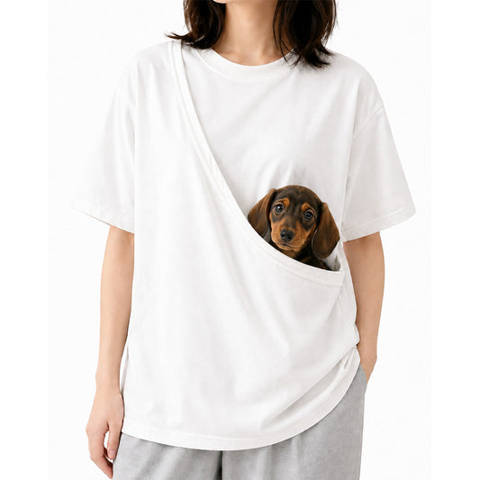 Solid Color Pet Carrier T-Shirt