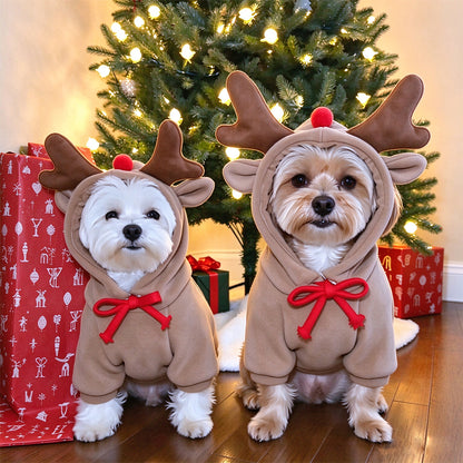 Christmas Cute Cozy Hoodies Pet Costume for Cats & Dogs