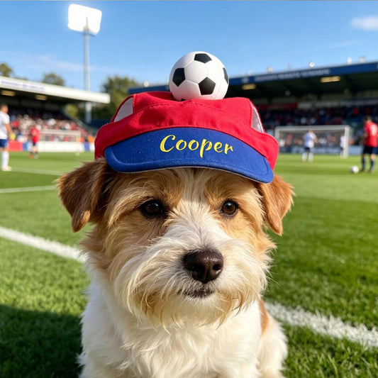 Personalized Custom Pet Hat With Football