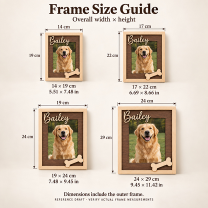 Personalized Pet Name Photo Frame