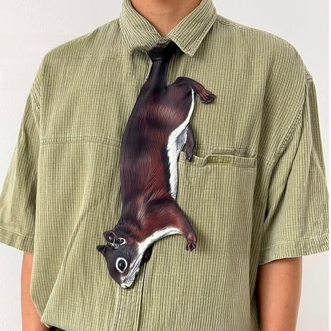 Funny 3D Animal Novelty Necktie