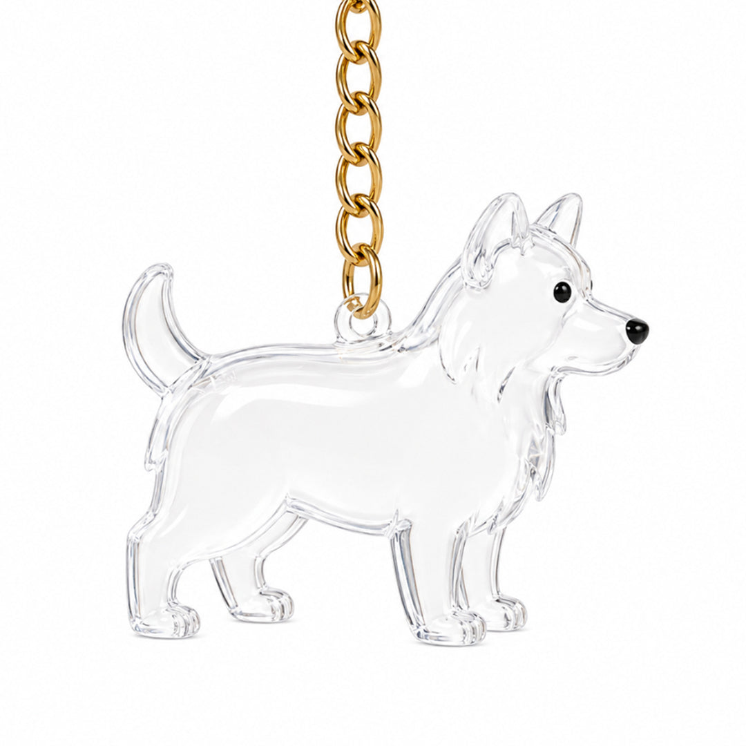 Personalized Pet Hair Keepsake Keychain