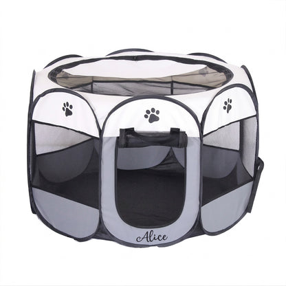 Personalized Foldable & Portable Pet Tent