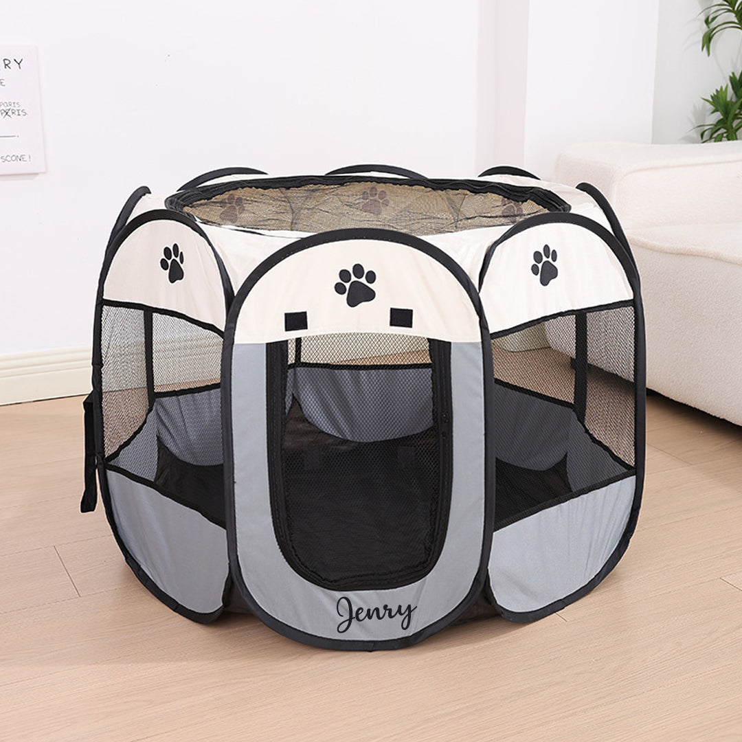 Personalized Foldable & Portable Pet Tent