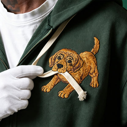 Personalized Dog Cat Embroidery Hooded Sweatshirt