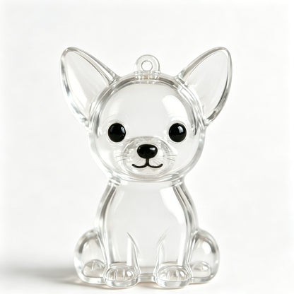Personalized Pet Hair Keepsake Keychain