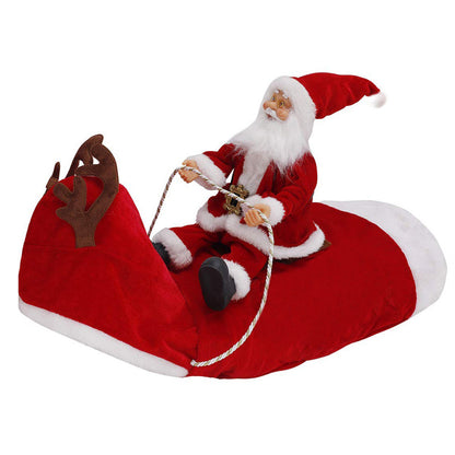 Santa's Sleigh Rider Dog Costume