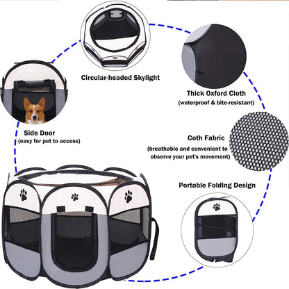 Personalized Foldable & Portable Pet Tent