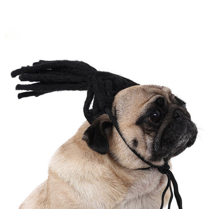 Puptailor Personalized Fun Pet Wigs for Halloween Cosplay