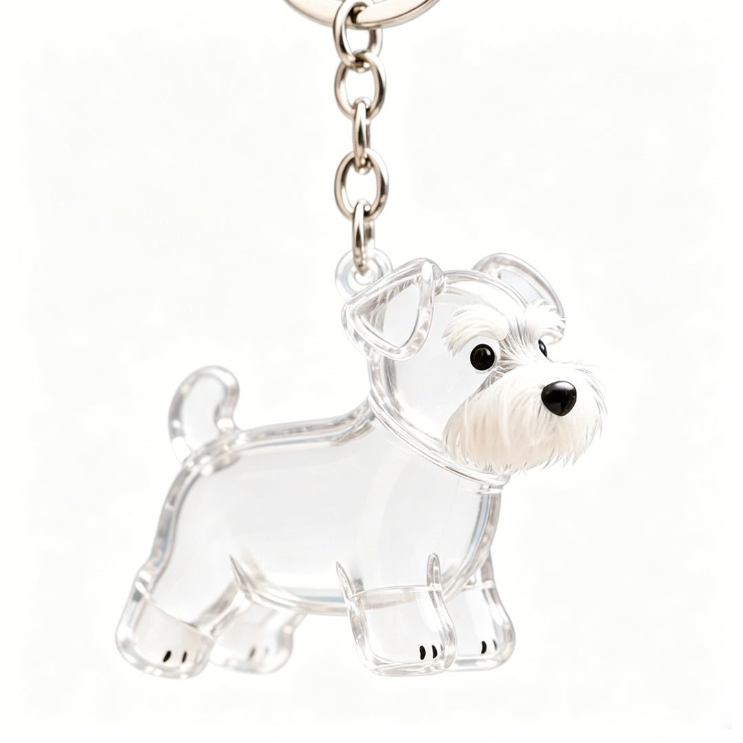 Personalized Pet Hair Keepsake Keychain