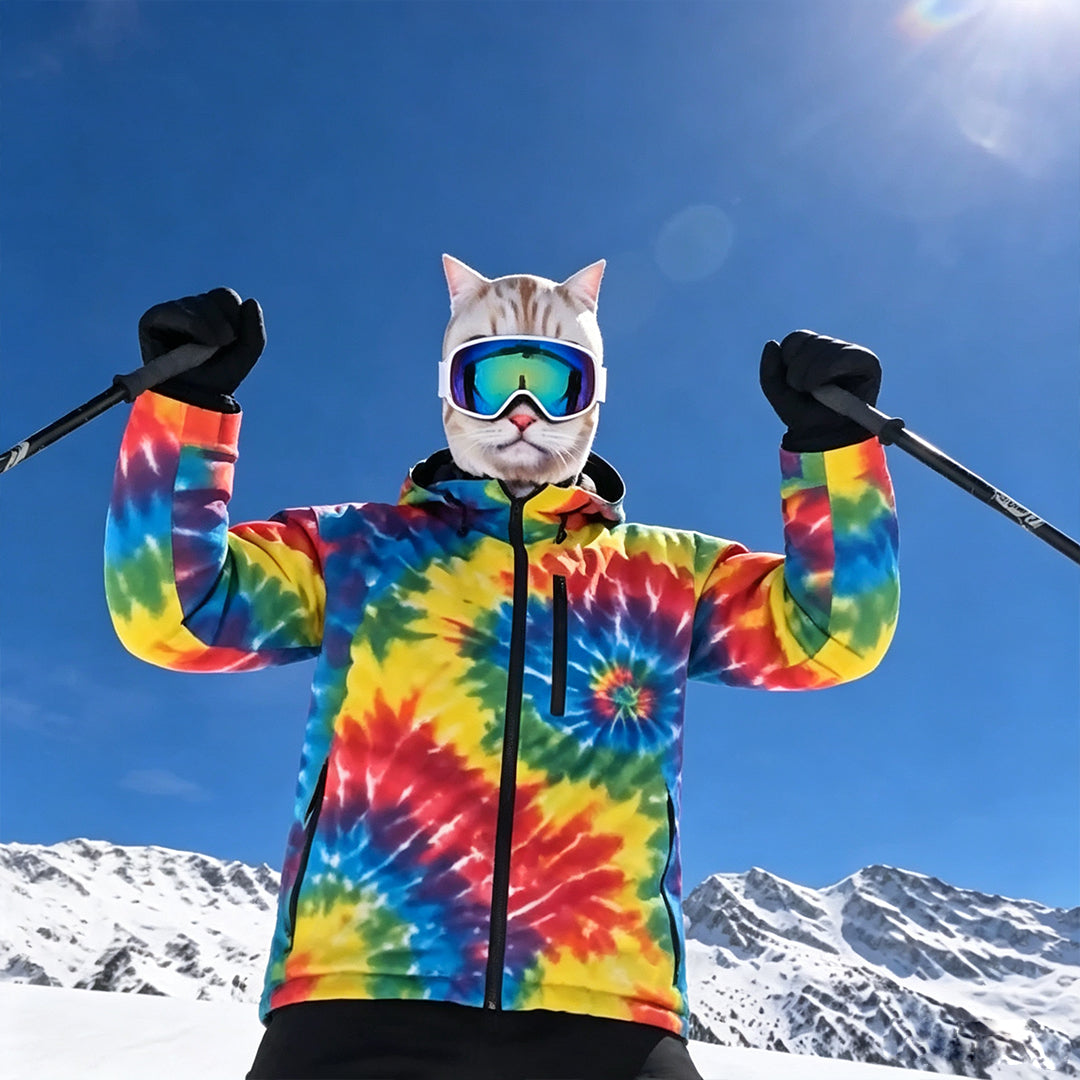 Puptailor 3D Animal Digital Print Outdoor Ski Mask