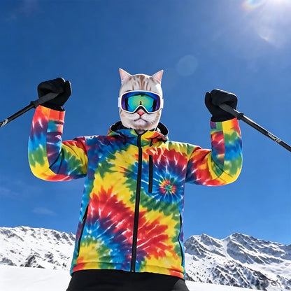 Puptailor 3D Animal Digital Print Outdoor Ski Mask