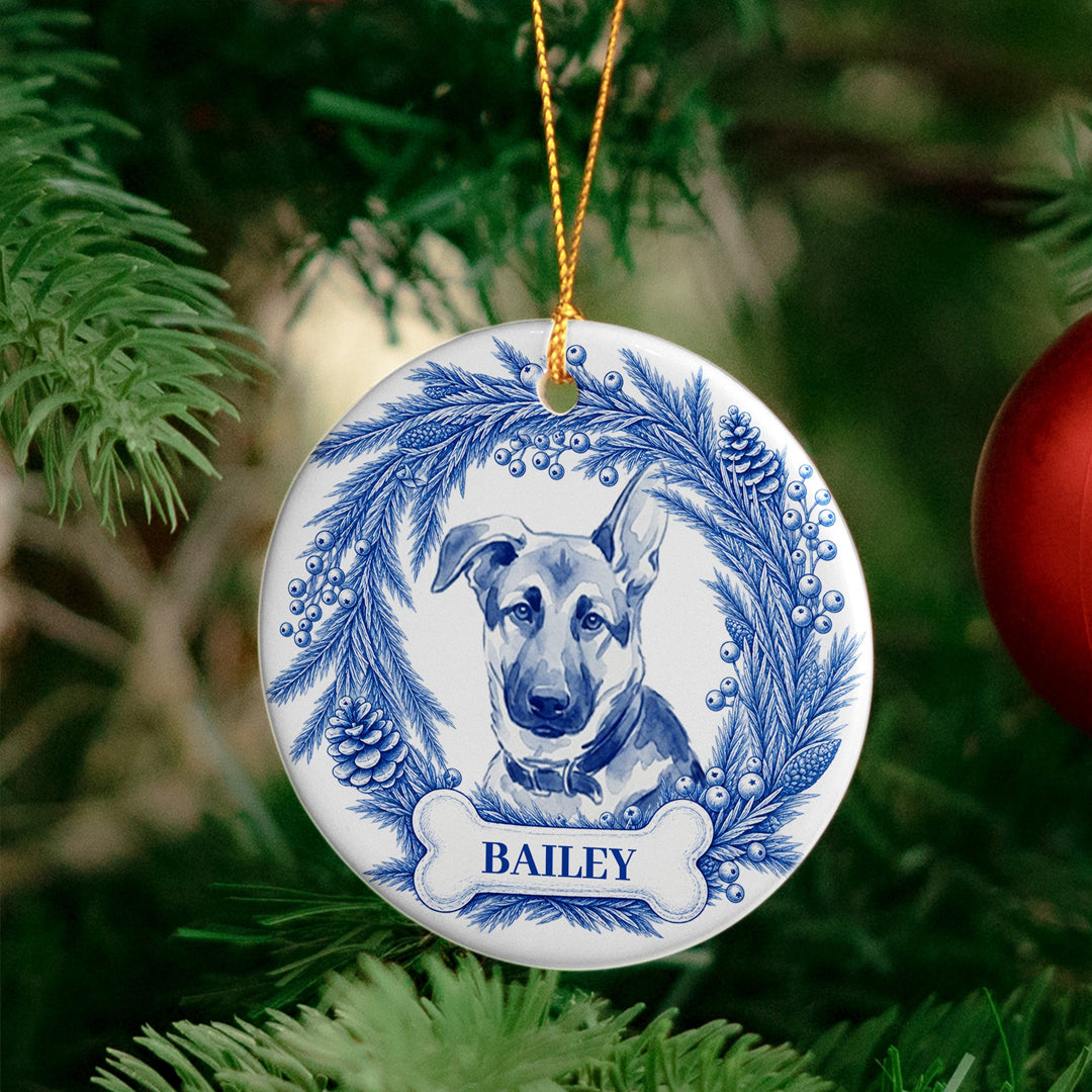 Personalized Pet Nameplate Christmas Ornament