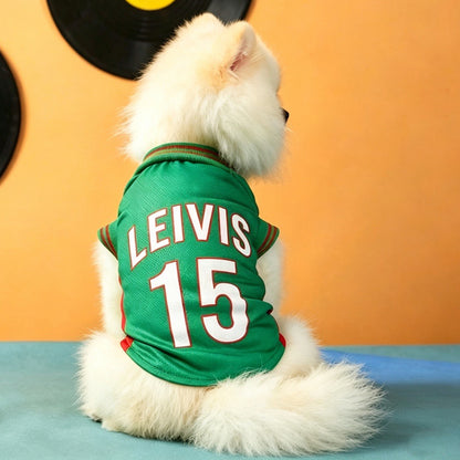 Personalized Dog Jersey with Name Number