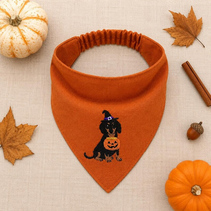 Puptailor Personalized Halloween Dog Bandana