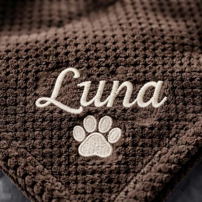 Personalized Coral Fleece Pet Blanket