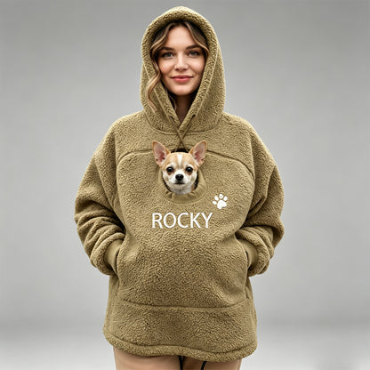 Personalized Pet Hoodies Carrier for Dog & Cat